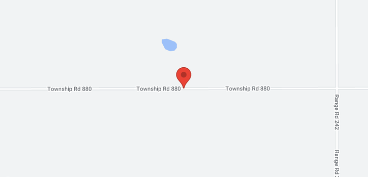 map of 242054 Township Road 880